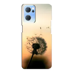 Силиконовый Чехол с одуванчиками на Oppo Reno7 5G (Роздумаханый одуванчик)
