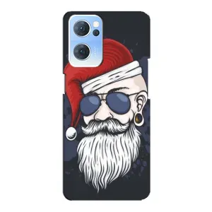 Чохол Санта Клаус для Oppo Reno7 5G (Різдвяний МЕН)