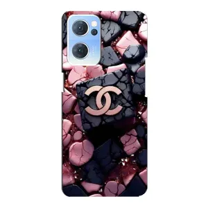 Чехол (Dior, Prada, YSL, Chanel) для Oppo Reno7 5G (Шанель)