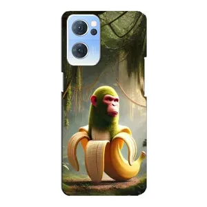 Чехол с мемами тралалело тралала для Oppo Reno7 5G (Шимпанзини бананини)