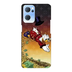 Силіконовий чохол для Oppo Reno7 5G (Скрудж Луі Віттон)