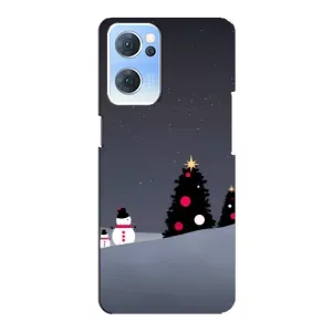 Чохли на Новий Рік Oppo Reno7 5G (Сніговички)