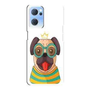 Бампер для Oppo Reno7 5G з картинкою "Песики" (Собака Король)