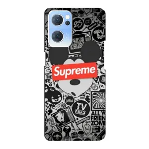 Чехол с рисунком «Supreme Маус» для OPPO Reno7 5G
