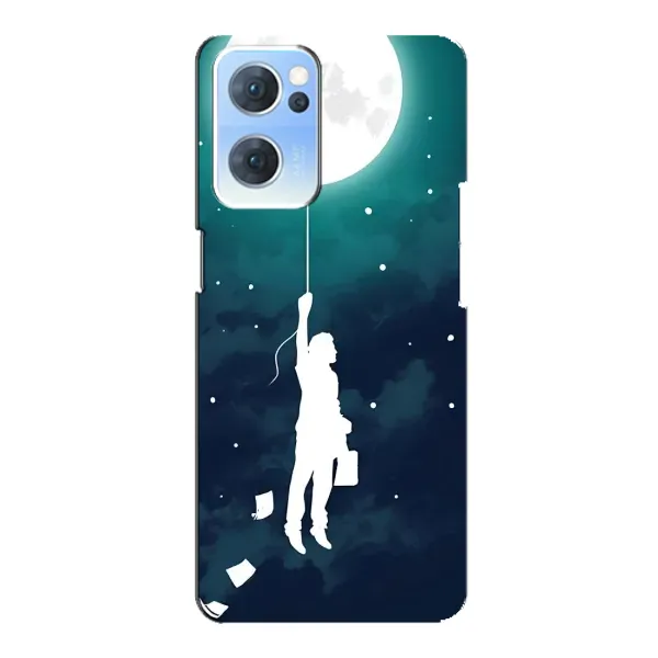 Чехол с рисунком «To The moon» для OPPO Reno7 5G Чехол с рисунком «To The moon» для OPPO Reno7 5G