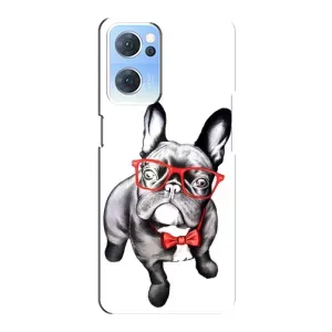Бампер для Oppo Reno7 5G з картинкою "Песики" (В окулярах)