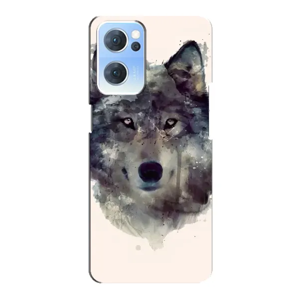 Чехол с рисунком «Волк» для OPPO Reno7 5G Чехол с рисунком «Волк» для OPPO Reno7 5G