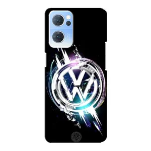 Чехол "Фольксваген" для Oppo Reno7 5G (Volkswagen на черном)