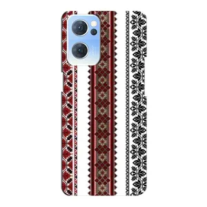 Силиконовый Чехол на Oppo Reno7 5G с картинкой Вышиванки (Вышиваночки)