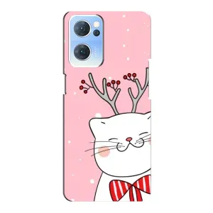Чохол на тематику: Коти для OPPO Reno7 5G (Зимовий кіт)