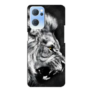 Чохол з картинкою на Oppo Reno7 5G (Злий Лев)