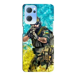 ЗСУ Чехлы (TPU) для Oppo Reno7 5G (ЗСУ Воин)