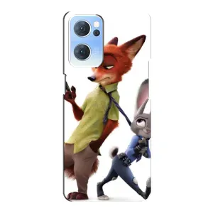 Чехлы ЗВЕРОПОЛИС для Oppo Reno7 5G (Зверополис герои)
