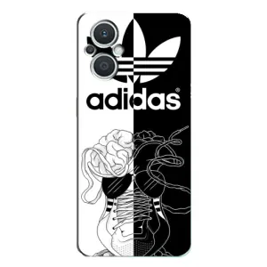 Чохол с стилі "Адідас" для Оппо Рено 7 Лайт (Adidas шнурки)