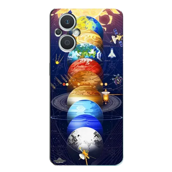 Чехол с рисунком «Арт планети» для OPPO Reno7 Lite (5G) Чехол с рисунком «Арт планети» для OPPO Reno7 Lite (5G)