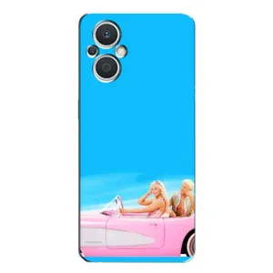 Силиконовый Чехол Барби Фильм на Oppo Reno7 Lite (5G) (Барби и Кен)