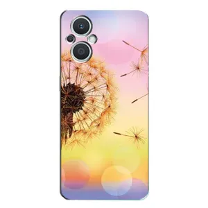 Силіконовий Чохол з кульбабками на Oppo Reno7 Lite (5G) (Квітка-кульбаба)