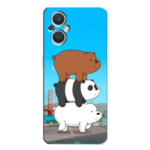 Чехлы с Пандами на Oppo Reno7 Lite (5G) (Друзья)