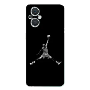 Силіконовый Чохол Nike Air Jordan на Оппо Рено 7 Лайт (Джордан)