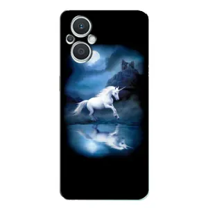 Чехол Unicorn на Oppo Reno7 Lite (5G) (Единорог)