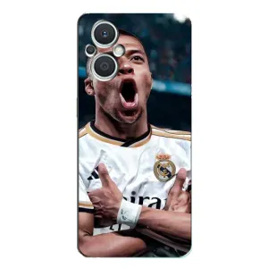 Чехол (TPU) с Футболистом на Oppo Reno7 Lite (5G) (Гол Мбаппе)