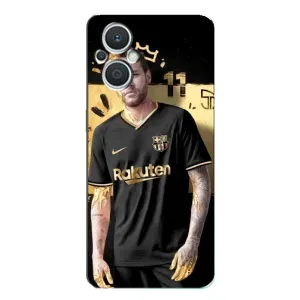 Силиконовый Чехол Oppo Reno7 Lite (5G) (Gold Neymar)