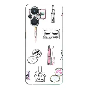 Девчачий Чехол для Oppo Reno7 Lite (5G) (Косметика)