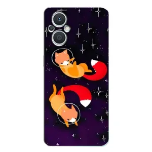 Чехол с Лисичкой для Oppo Reno7 Lite (5G) (Лисы)