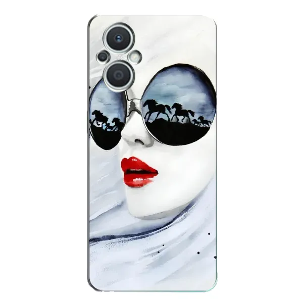 Чехол с рисунком «Любительница коней» для OPPO Reno7 Lite (5G) Чехол с рисунком «Любительница коней» для OPPO Reno7 Lite (5G)