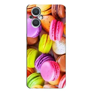 Чохол з зображенням смачної їжі для Oppo Reno7 Lite (5G) (Макаруни)