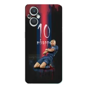 Чехол (TPU) с Футболистом на Oppo Reno7 Lite (5G) (MBAPPE 10)