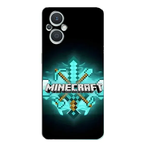 Чехол с рисунком «MineCraft 2» для OPPO Reno7 Lite (5G)