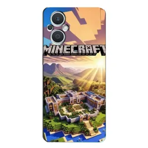 Чехол майнкрафт для Oppo Reno7 Lite (5G) (MINECRAFT)
