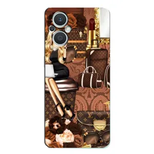 Чохол Стиль Louis Vuitton на Oppo Reno7 Lite (5G) (Мода Луі Віттон)