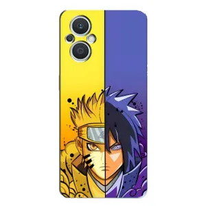Купить Чохли на телефон з принтом Anime для Oppo Reno7 Lite (5G) (Naruto Vs Sasuke)