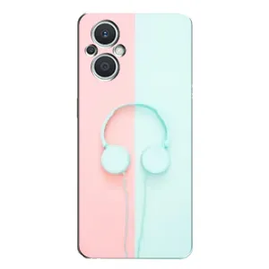 Девчачий Чехол для Oppo Reno7 Lite (5G) (Наушники)
