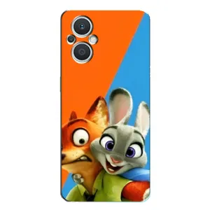 Чехлы ЗВЕРОПОЛИС для Oppo Reno7 Lite (5G) (Ник и Хопс)