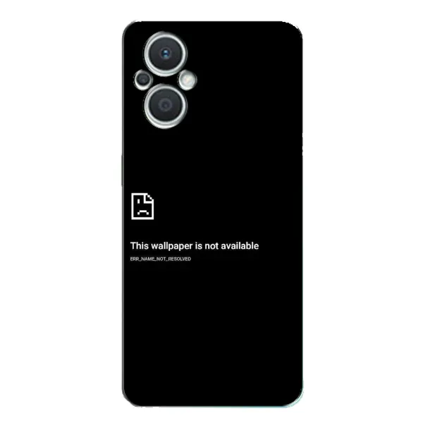 Чехол с рисунком «Ошибка» для OPPO Reno7 Lite (5G) Чехол с рисунком «Ошибка» для OPPO Reno7 Lite (5G)