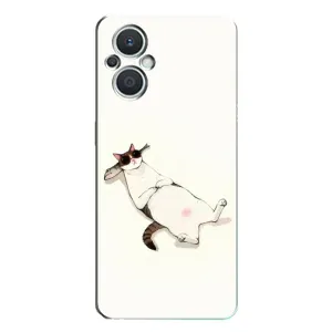 Чехол на тематику: Коты для OPPO Reno7 Lite (5G) (Отдых)