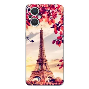 Чехол с Эйфелевой башней на Oppo Reno7 Lite (5G) (Paris photo)