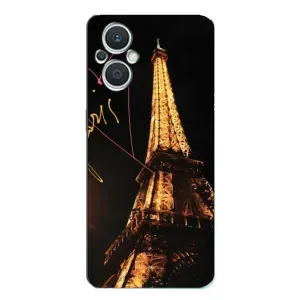 Чехол с Эйфелевой башней на Oppo Reno7 Lite (5G) (Paris)