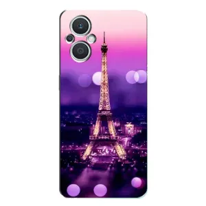 Чехол с Эйфелевой башней на Oppo Reno7 Lite (5G) (Париж башня)