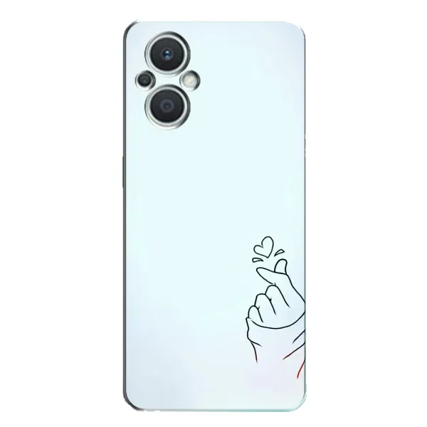 Чехол с рисунком «Сердце на голубом» для OPPO Reno7 Lite (5G) Чехол с рисунком «Сердце на голубом» для OPPO Reno7 Lite (5G)