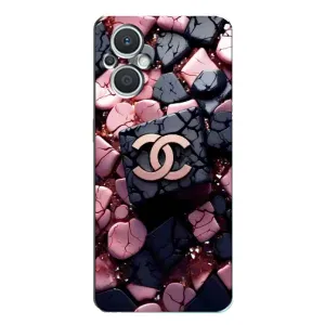Чехол (Dior, Prada, YSL, Chanel) для Oppo Reno7 Lite (5G) (Шанель)