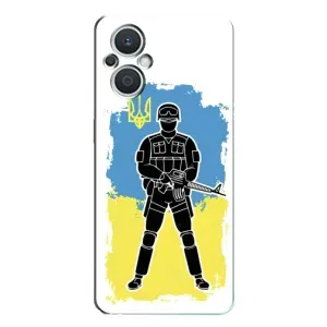 Патриотические Чехлы для Оппо Рено 7 Лайт (Солдат Украины)