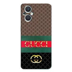 Чохли бренд ГУЧЧІ для Oppo Reno7 Lite (5G) (Стиль GUCCI)