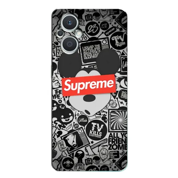 Чехол с рисунком «Supreme Маус» для OPPO Reno7 Lite (5G) Чехол с рисунком «Supreme Маус» для OPPO Reno7 Lite (5G)