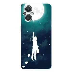 Чохол (ТПУ) з планетами на Oppo Reno7 Lite (5G) (To The moon)