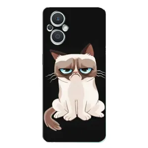 Чехол на тематику: Коты для OPPO Reno7 Lite (5G) (Взгляд кота)