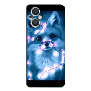 Чехол с Лисичкой для Oppo Reno7 Lite (5G) (Яркая Лиса)